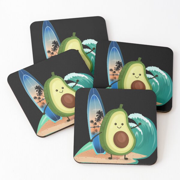 Item preview, Funny Avocado Surfing designed and sold by NuarzDesign.