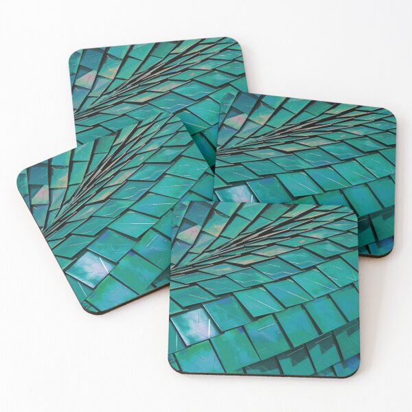 Item preview, Abstract pattern ceramic tile designed and sold by 1DaisyChainLane.