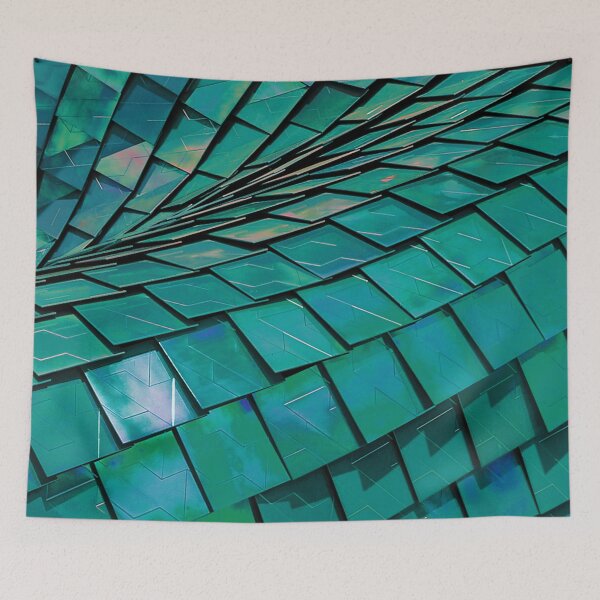 Item preview, Abstract pattern ceramic tile designed and sold by 1DaisyChainLane.