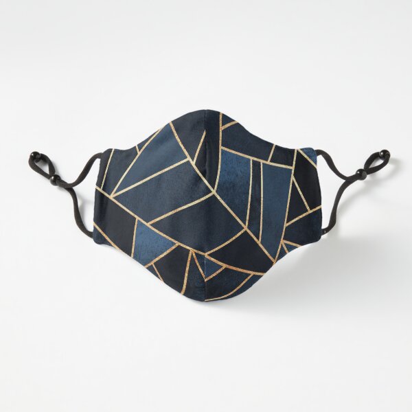 Navy Stone Fitted 3-Layer