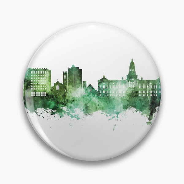Item preview, Cheyenne Wyoming Skyline designed and sold by ArtPrints.