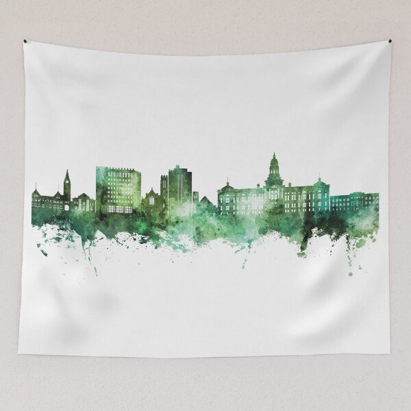Item preview, Cheyenne Wyoming Skyline designed and sold by ArtPrints.