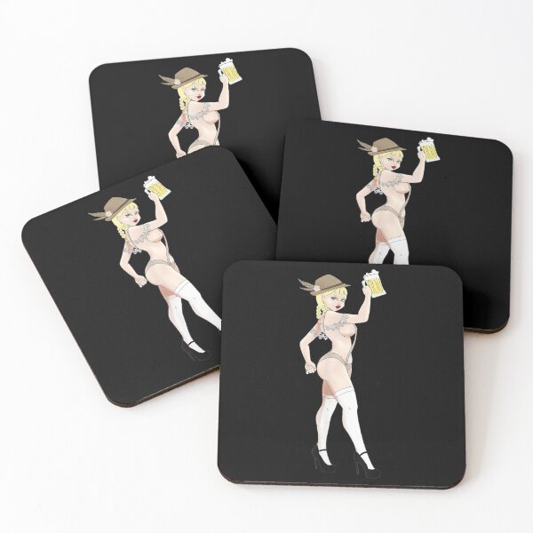Item preview, Sexy Oktoberfest Pin Up Girl - Female Lederhosen designed and sold by epplevida.