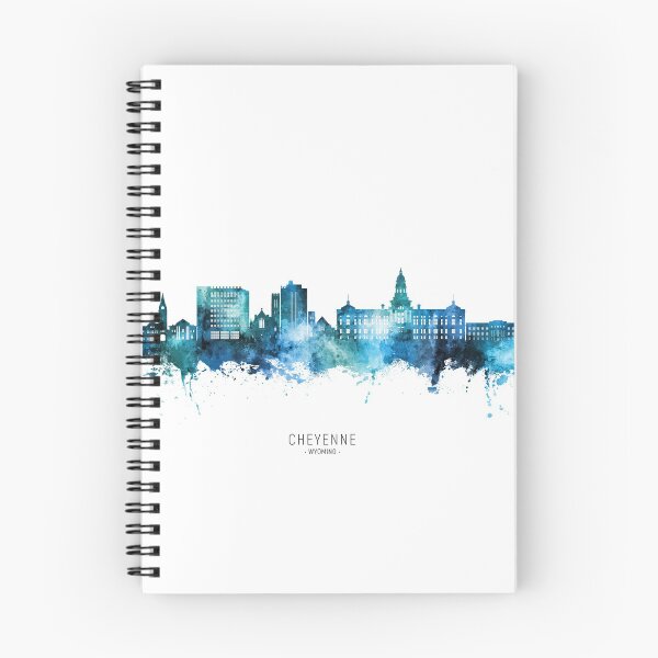 Item preview, Cheyenne Wyoming Skyline designed and sold by ArtPrints.