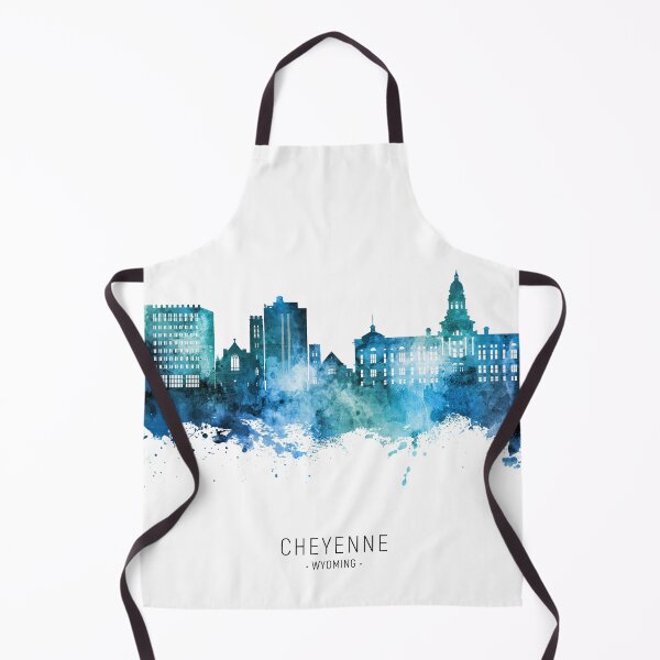 Item preview, Cheyenne Wyoming Skyline designed and sold by ArtPrints.