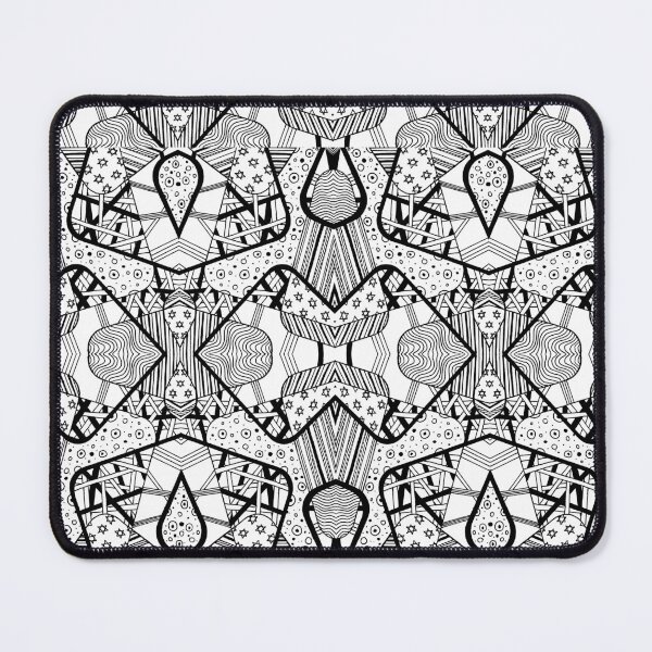 Item preview, Miniature Aussie Tangle 12 Pattern in Black Alternate Options designed and sold by Heatherian.