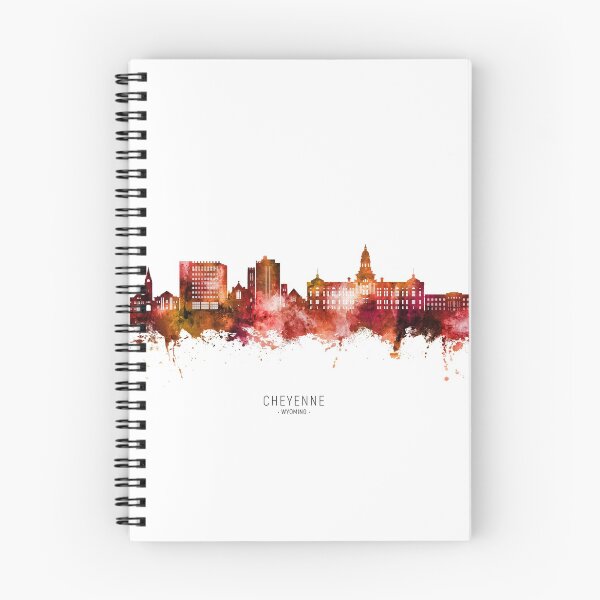 Item preview, Cheyenne Wyoming Skyline designed and sold by ArtPrints.