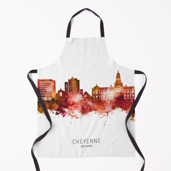 Item preview, Cheyenne Wyoming Skyline designed and sold by ArtPrints.