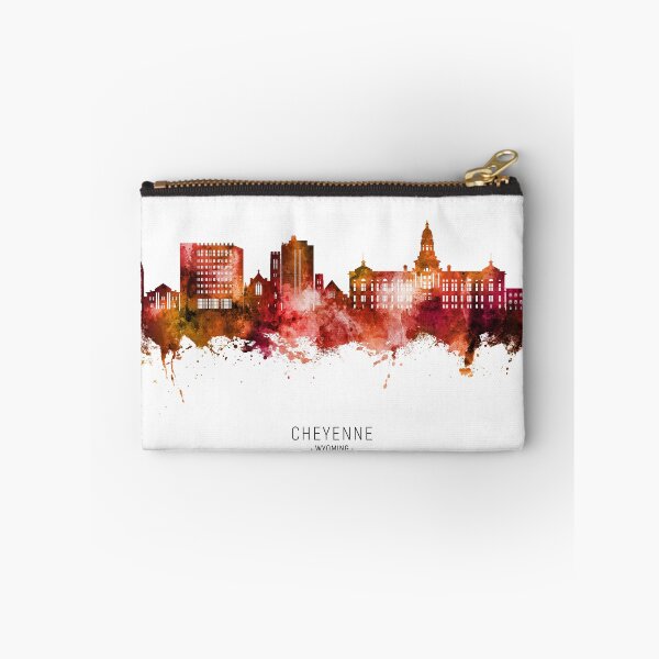 Item preview, Cheyenne Wyoming Skyline designed and sold by ArtPrints.