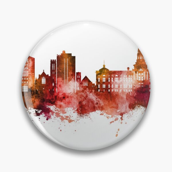 Item preview, Cheyenne Wyoming Skyline designed and sold by ArtPrints.