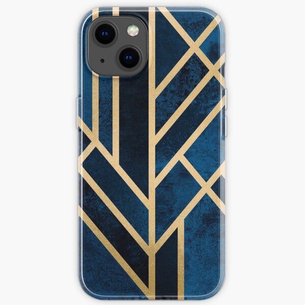 Art Deco Midnight Coque souple iPhone