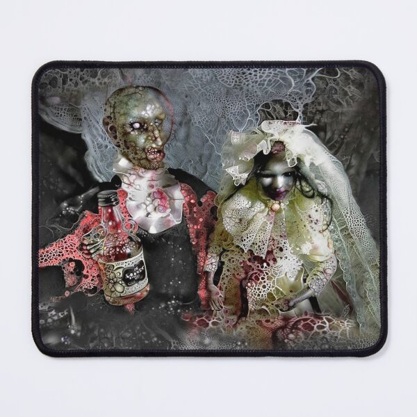 Item preview, Goth Zombie Wedding | Beautiful Bizarre Dark Horror Goth Surrealist Art TM11 designed and sold by triciakitty.