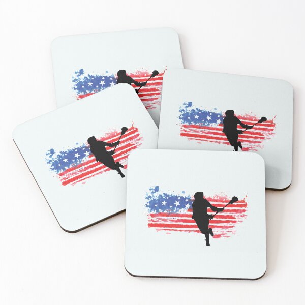 Item preview, Lacrosse Usa American Flag designed and sold by WAISLYV.