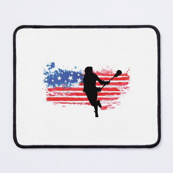 Item preview, Lacrosse Usa American Flag designed and sold by WAISLYV.