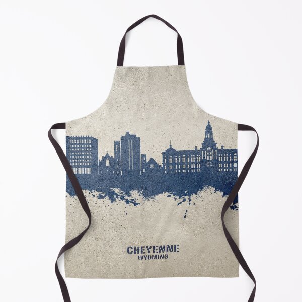 Item preview, Cheyenne Wyoming Skyline designed and sold by ArtPrints.