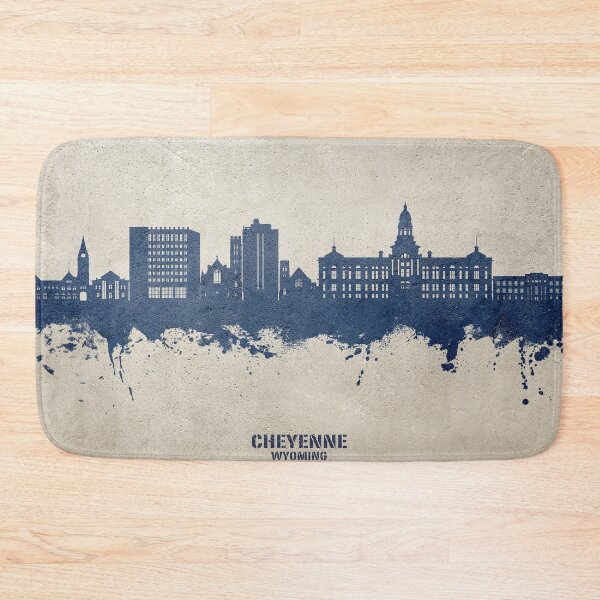 Item preview, Cheyenne Wyoming Skyline designed and sold by ArtPrints.
