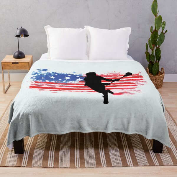Item preview, Lacrosse Usa American Flag designed and sold by WAISLYV.