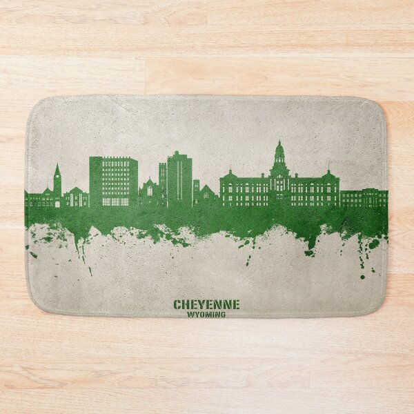 Item preview, Cheyenne Wyoming Skyline designed and sold by ArtPrints.