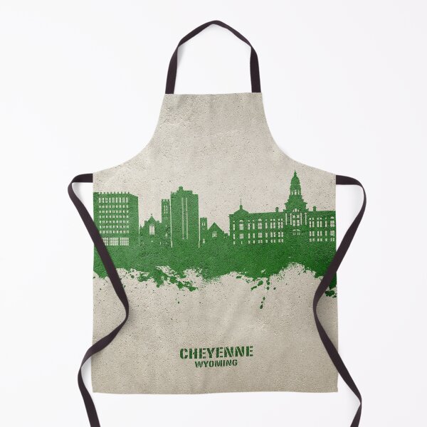 Item preview, Cheyenne Wyoming Skyline designed and sold by ArtPrints.