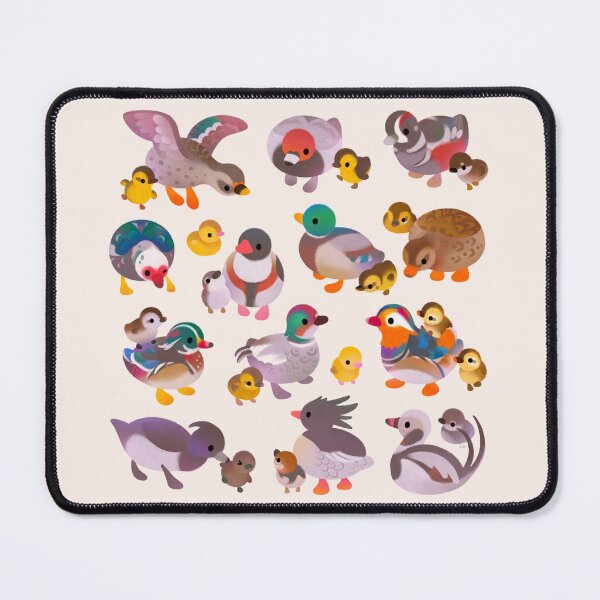 Duck and Duckling Mouse Pad