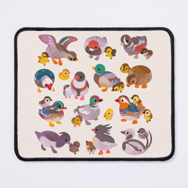 Duck and Duckling Mouse Pad