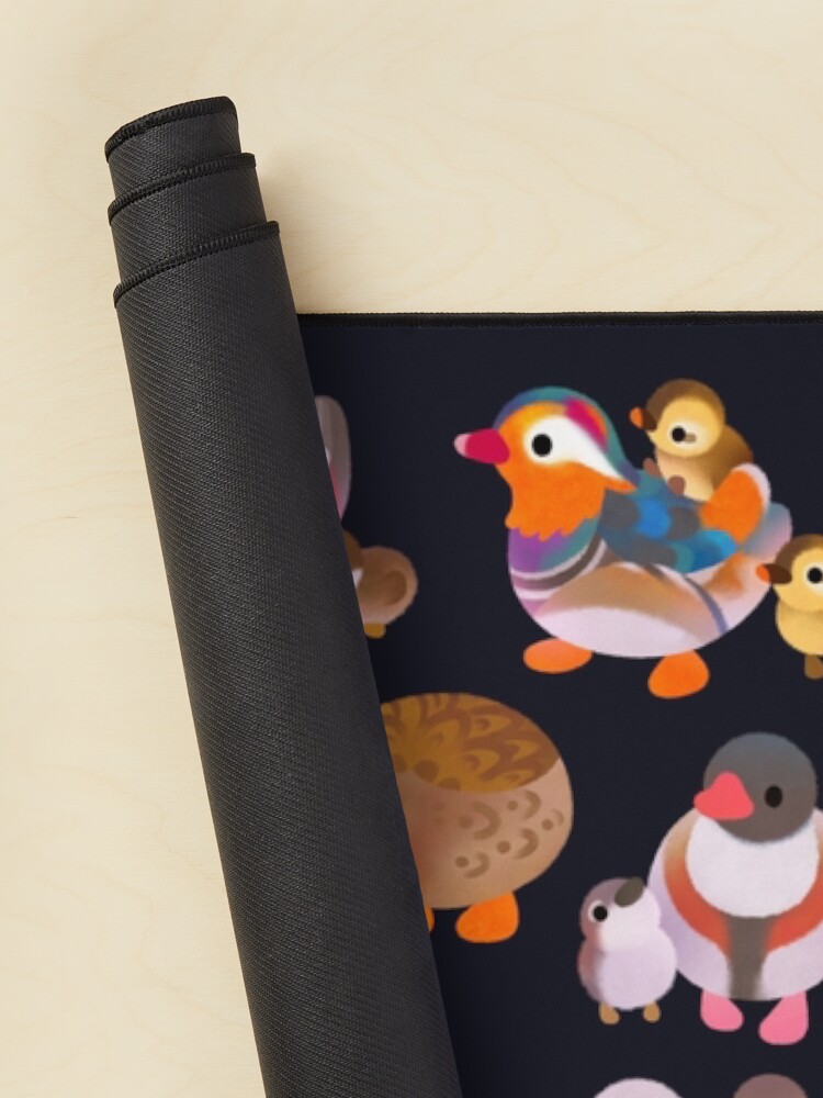 Alternate view of Duck and Duckling - dark Mouse Pad