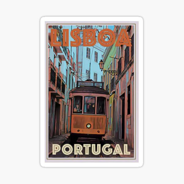 Artikel-Vorschau von Lissabon Portugal Reiseplakat, designt und verkauft von DJFLAX.