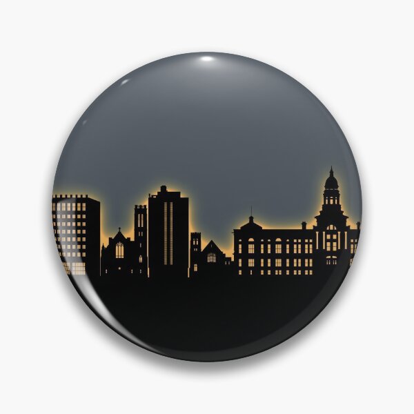Item preview, Cheyenne Wyoming Skyline designed and sold by ArtPrints.