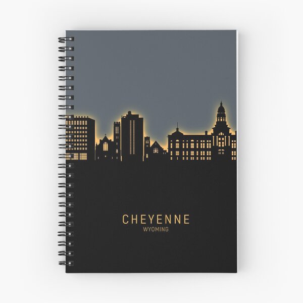 Artikelvorschau, Cheyenne Wyoming Skyline entworfen und verkauft von ArtPrints.
