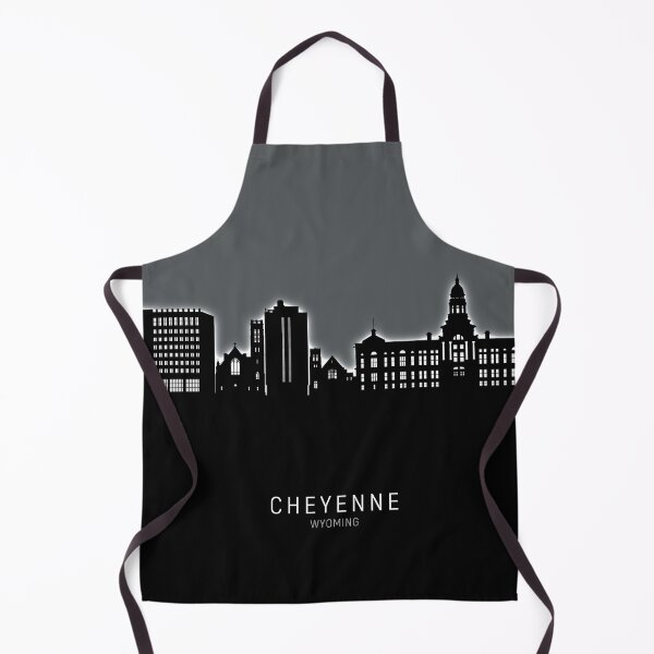 Item preview, Cheyenne Wyoming Skyline designed and sold by ArtPrints.