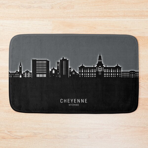 Item preview, Cheyenne Wyoming Skyline designed and sold by ArtPrints.