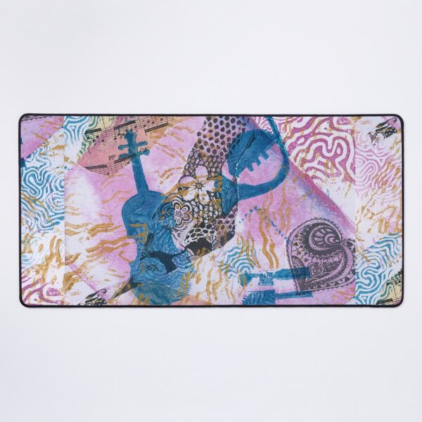Item preview, Musical Memories 5 Faux Chine Colle Monoprint designed and sold by Heatherian.