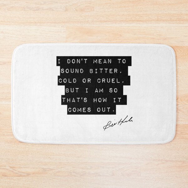 Item preview, Bill Hicks Quote - Cold & Bitter designed and sold by TheGenesisArk.