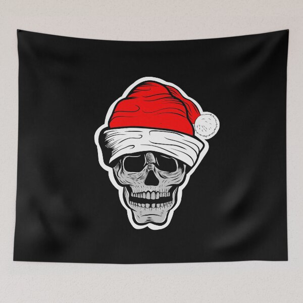 Item preview, Christmas skull designed and sold by Echala.