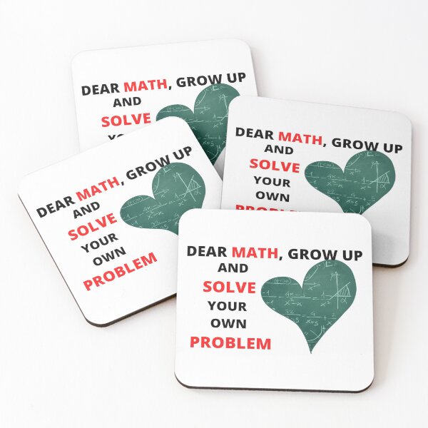 Item preview, Dear Math Grow Up And Solve Your Own Problem designed and sold by redsh2564.