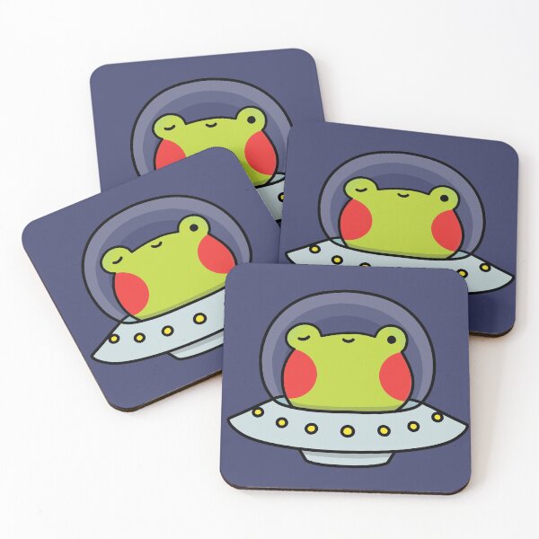 Item preview, Frog in ufo designed and sold by Nikamii.