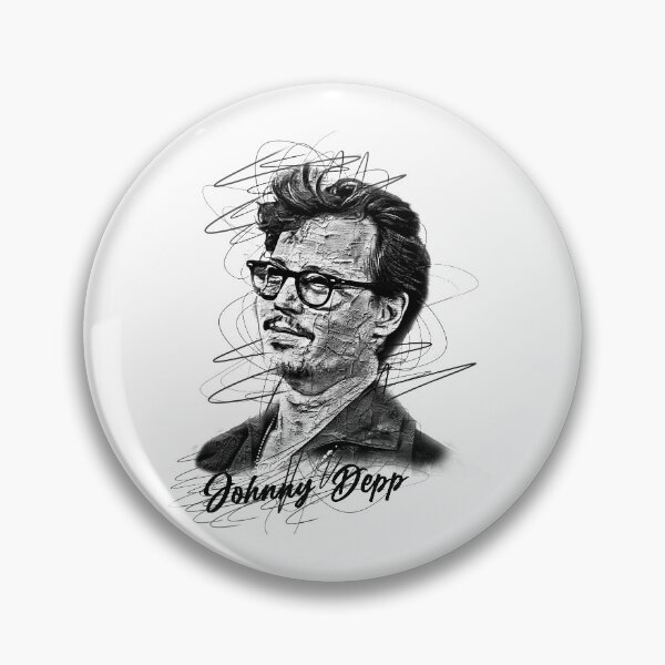Artikelvorschau, Johnny Depp, abstrakte Skizzenkunst | Abstrakte Skizzenkunst, Johnny Depp entworfen und verkauft von graphic-genie.