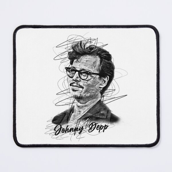 Item preview, Johnny Depp Abstract Sketch Art | Abstract Sketch Art, Johnny Depp designed and sold by graphic-genie.