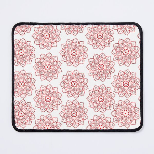 Item preview, Ornamental pattern in red- floral design designed and sold by NikitaAg.