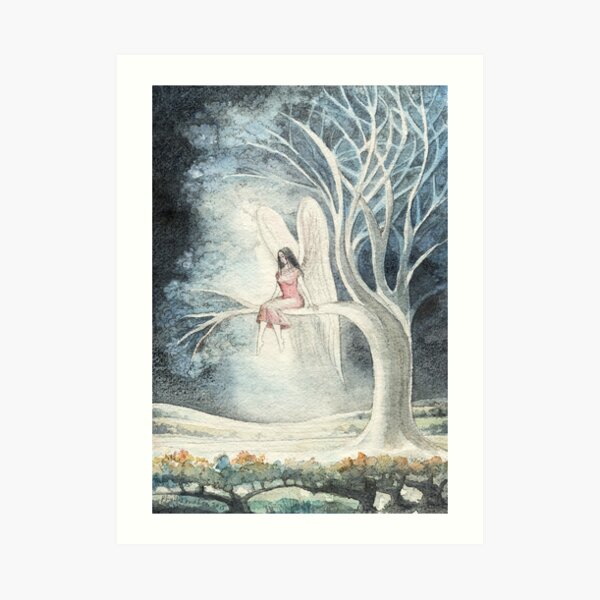 An Angel Resting Art Print