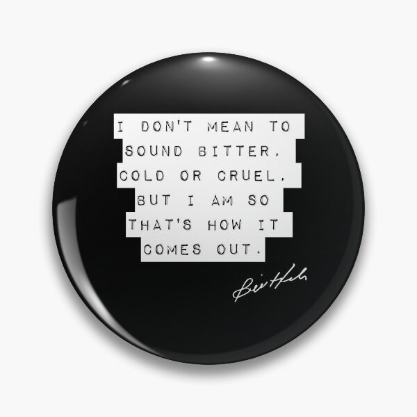 Item preview, Bill Hicks Quote - Cold & Bitter - 2 designed and sold by TheGenesisArk.