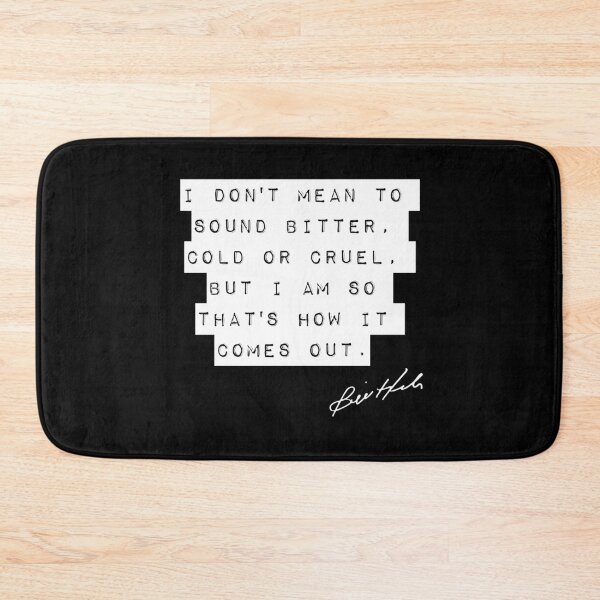Item preview, Bill Hicks Quote - Cold & Bitter - 2 designed and sold by TheGenesisArk.