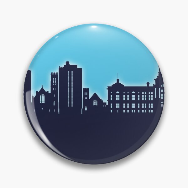 Item preview, Cheyenne Wyoming Skyline designed and sold by ArtPrints.