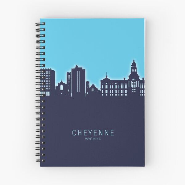 Artikelvorschau, Cheyenne Wyoming Skyline entworfen und verkauft von ArtPrints.