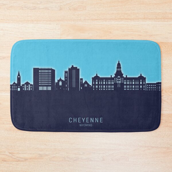 Item preview, Cheyenne Wyoming Skyline designed and sold by ArtPrints.