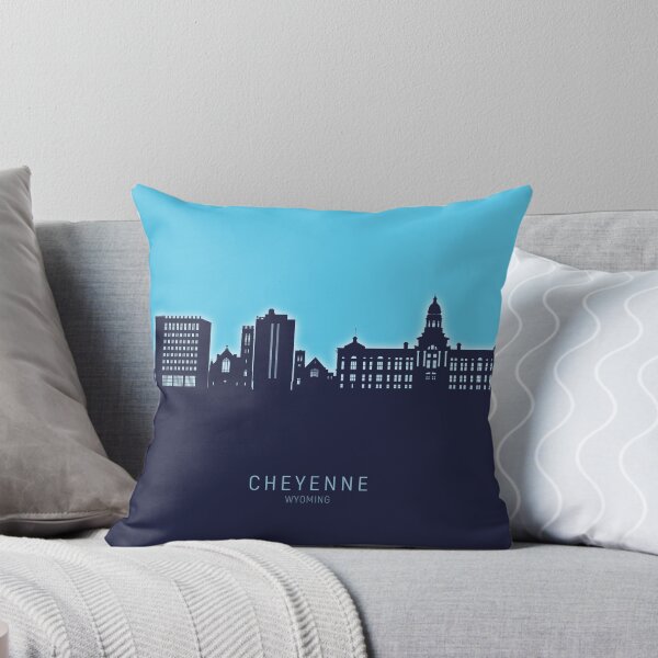 Item preview, Cheyenne Wyoming Skyline designed and sold by ArtPrints.