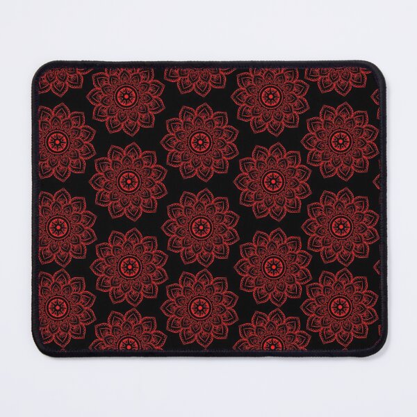 Item preview, Ornamental pattern in red- floral design designed and sold by NikitaAg.