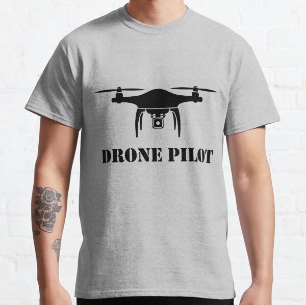Drone Pilot Essential T-Shirt Classic T-Shirt Black Logo Classic T-Shirt