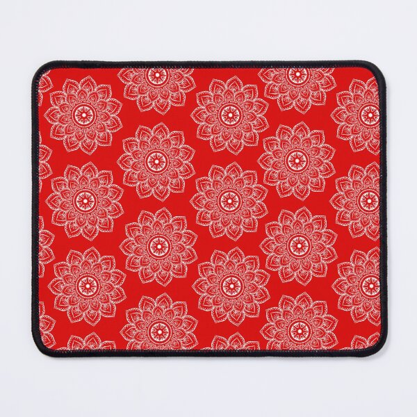 Item preview, Ornamental pattern with red color- white  designed and sold by NikitaAg.