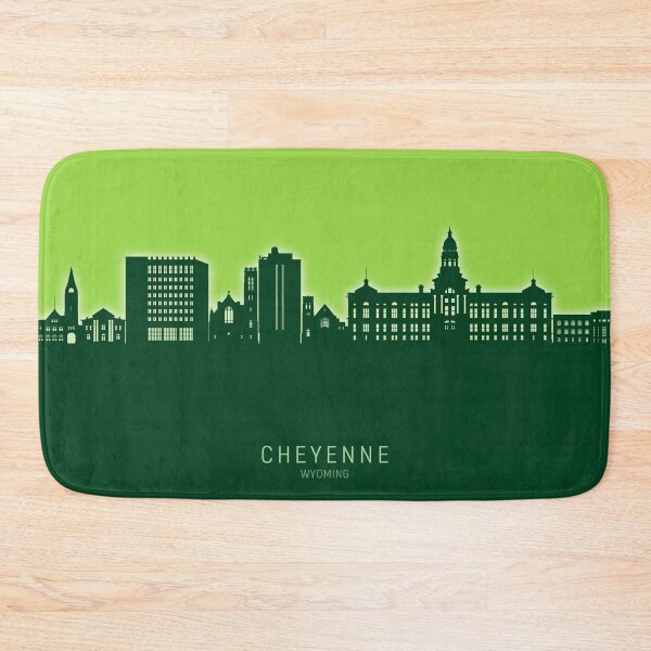 Item preview, Cheyenne Wyoming Skyline designed and sold by ArtPrints.
